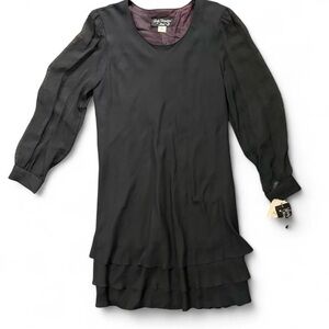 Beautiful Vintage Lady Hampton Nites Black Dress